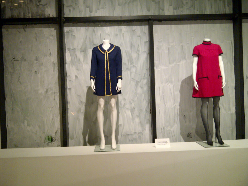 Mary Quant and Geoffrey Beene dresses at Politics of Fashion/Fashion of Politics, Design Exchange,  January 23, 2015